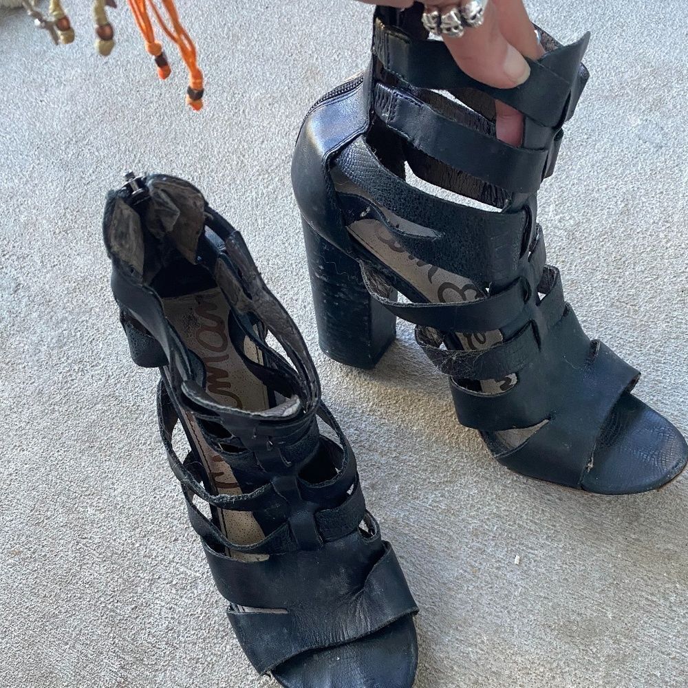 Sam Edelman Gladiator Heels - Worn Size 8